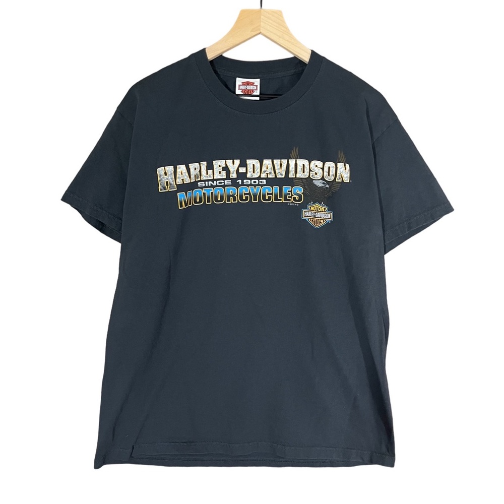 Mens Harley Davidson Sweet Home Alabama Gray t-shirt size Large Motorcycles
